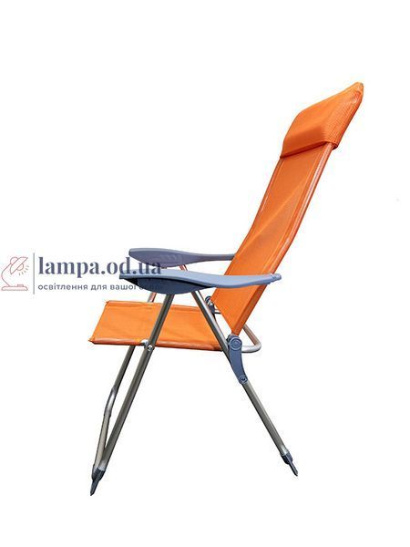 Складний стілець Levistella GP20022010 ORANGE, оранжевий, висота 101 см, вага 3,1 кг, навантаження 110 кг, для дачі LVS3940 фото