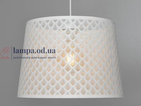 Подвесной светильник Diasha 8393-1WH "Геометрия", E27, 40W, белый, 115 см, стиль Лофт для кухни 8393-1WH фото