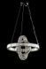 Хромированная LED-люстра Splendid Ray LD8886/500/3B LED (WT), 50 см с тремя хрустальными кольцами 30437966 фото 2