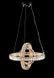 Хромированная LED-люстра Splendid Ray LD8886/500/3B LED (WT), 50 см с тремя хрустальными кольцами 30437966 фото 4