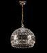 Потолочная люстра E27 Splendid Ray L407/1L (24) FGD, 1 лампа, золотая и белая, высота 45 см, диаметр 25 см 30426061 фото 1