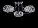 Потолочная люстра Splendid Ray L3117/3 (CH), 3xE27, 43 см, хром, белый, металл, хрусталь 30368534 фото