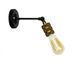 Настенное бра E27 Levistella 752WC2102-1, до 60 Вт, черный, золотая деталь, современный стиль LVS04070 фото 1