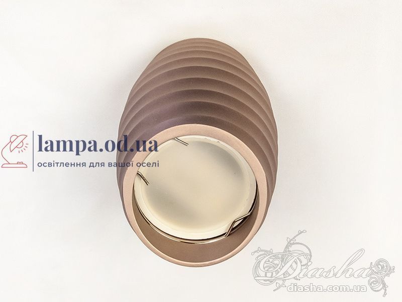 Накладний точковий світильник Diasha D70BR Bronza, 40W, G5.3, MR16, висота 11.5 см, IP20, для кухні, коридору та спальні D70BR фото