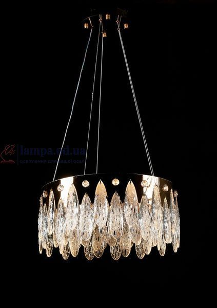 LED люстра Кришталеві пелюстки Splendid Ray LQ6010/500/1, 60 Вт, золото, 50 см, 10-18 м&sup2; 30440696 фото