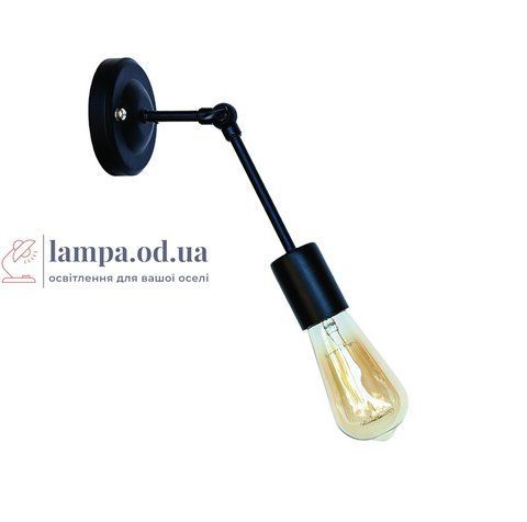 Настенное бра E27 Levistella 752WGBK-1, 60W, черный металл, для дома LVS04197 фото