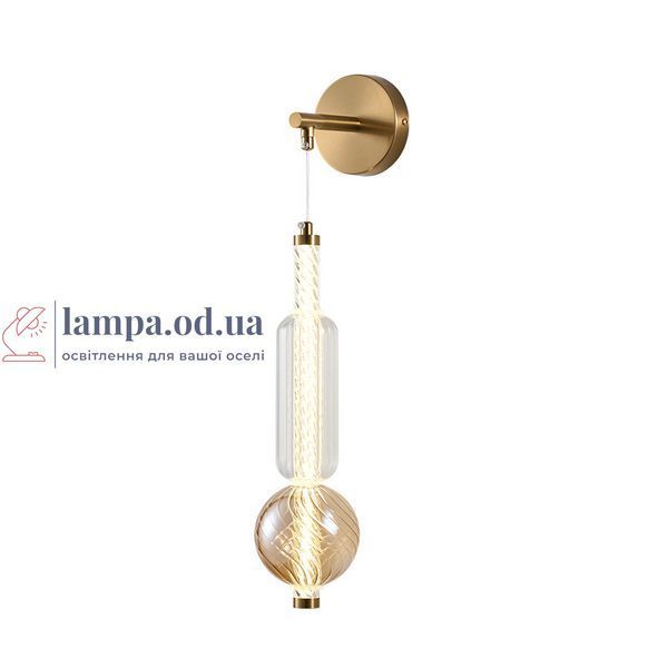Бра настінне LED Levistella 788W39319 AB+CL+AM, 5W, 4000K, AB+CL+AM, сучасний стиль для дому LVS5516 фото