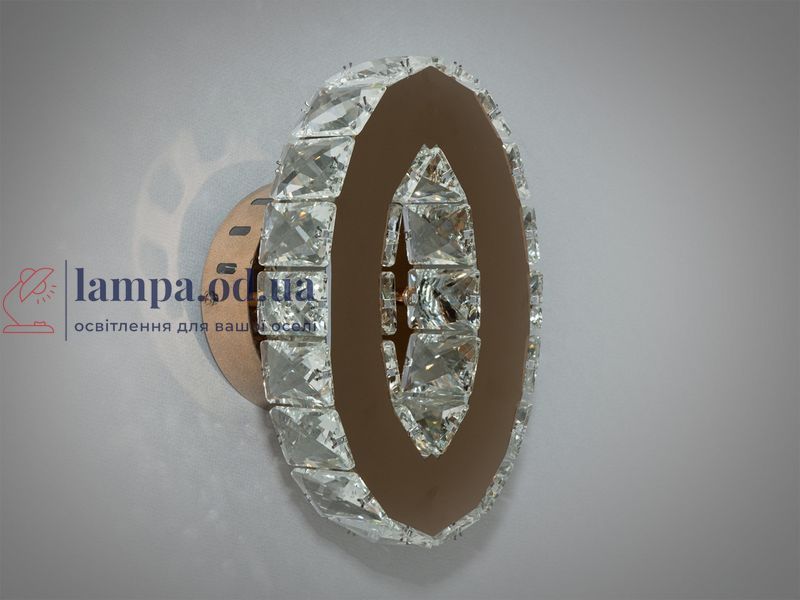 Світильник настінний LED Diasha 9604G, 6W, 330 лм, золото, кришталевий, дизайнерський стиль, IP20 9604G фото
