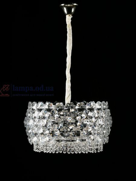 Подвесная хрустальная люстра Splendid Ray L5748/500/8 (SLIVER), хром, 8 ламп E14, от 10-18 м&sup2; 30438264 фото