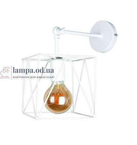 Бра настінне Levistella 756WPR103F-1 WH, E27, 60W, білий метал, стиль лофт LVS2730 фото