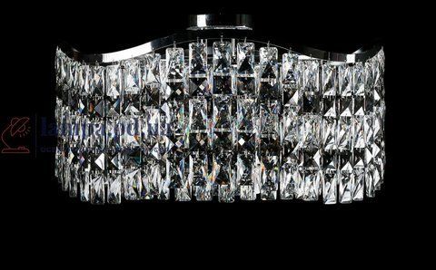 Кришталева люстра Splendid Ray LGH90350/9 (CR) &mdash; стельова люстра в хромі з кришталем E14 30429866 фото