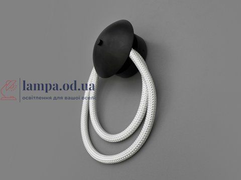 Світильник настінний LED Diasha 9605-BK Мотузка 16W, чорний, для коридору, вітальні, спальні, кухні, офісу 9605-BK фото