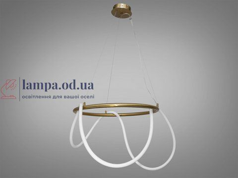 Люстра стельова LED Diasha SY9752-D600GAB Шланг Роуплайт, 32W, бронза, сучасний стиль для кабінету, вітальні, офісу SY9752-D600GAB фото