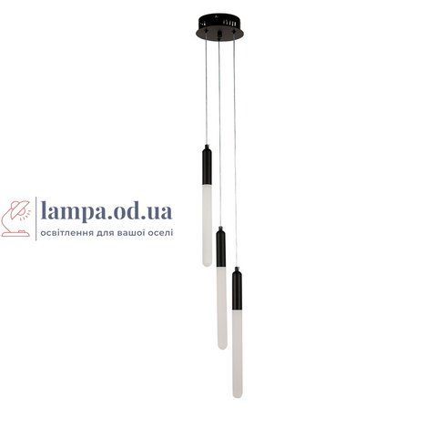 Подвесной светильник LED Levistella 786PHD08-3 BK, 7W, черный металл, три режима, для гостиной LVS5740 фото