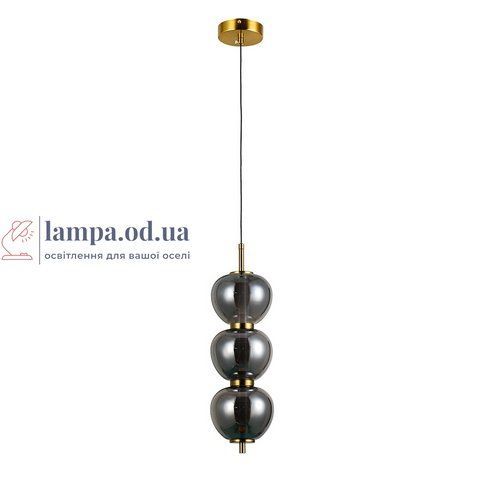 Светильник підвісний LED Levistella 800P3055 (130*330) SM, 5W, бронза, чорний хром, регульований, для вітальні LVS5878 фото