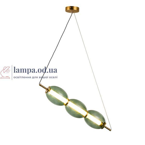 Подвесной светильник LED Levistella 800P3171 (110*450) GR, 9W, бронзовый, стекло, современный стиль для дома LVS5855 фото