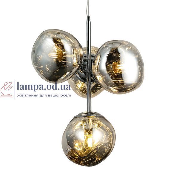 Люстра стельова Levistella 793CH01-4 CH (180) E27, E27, метал, акрил, хром, сучасний стиль для дому LVS5968 фото