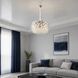 Подвесная хрустальная люстра Splendid Ray L5748/500/8 (SLIVER), хром, 8 ламп E14, от 10-18 м&sup2; 30438264 фото 1