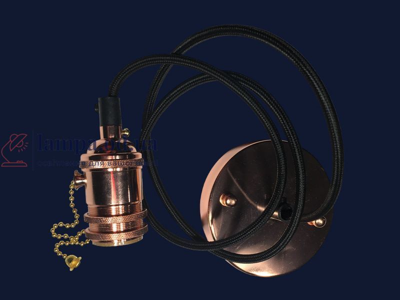 Подвесной светильник Levistella AMP16006-1, E27, металл, розовое золото, для гостиной LVS03717 фото