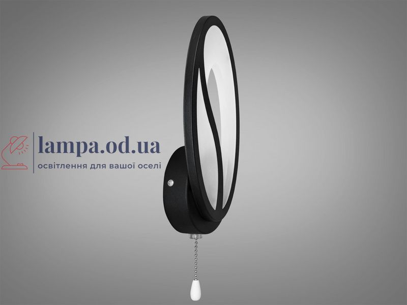 Настенный светильник LED Diasha 8090/1BK, 14W, черный, современный стиль, IP20 8090/1BK фото
