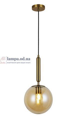 Світильник люстра підвісна в стилі лофт куля Levistella 9163520-1 BRZ+BR LVS3446 фото