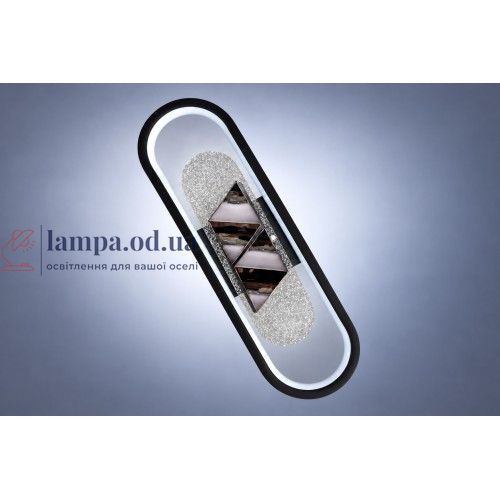 Настенное LED бра Linisoln 97863-400 BCH, 18 Вт, черный/хром, 40 см 97863-400 BCH фото