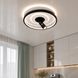 Современная LED-люстра Diasha 5531WH+BK dimmer белый+черный, 64Вт, с пультом и диммером, 47 см 5531WH+BK dimmer фото 1