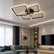 Світлодіодна стельова люстра Artlight WG5146-2+2BK, 85 Вт, чорна WG5146-2+2BK фото 1