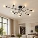 Стельова люстра Levistella 756PR0230-8 BK, чорна, 8 ламп E27, 115&times;70 см, від 16&ndash;25 м&sup2; LVS03914 фото 1