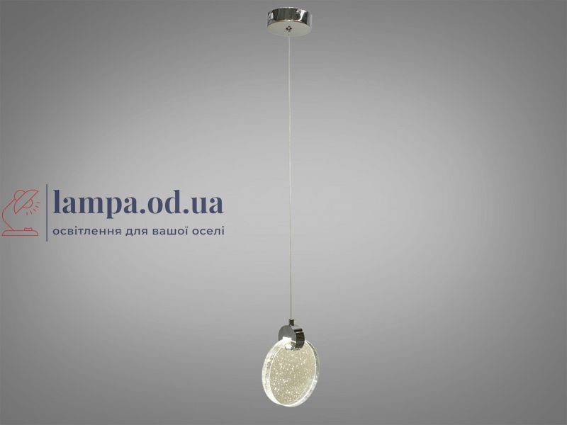 Стельова люстра LED Diasha 3008/1HR, 3W, хром, регульована висота, для коридору, вітальні, спальні 3008/1HR фото