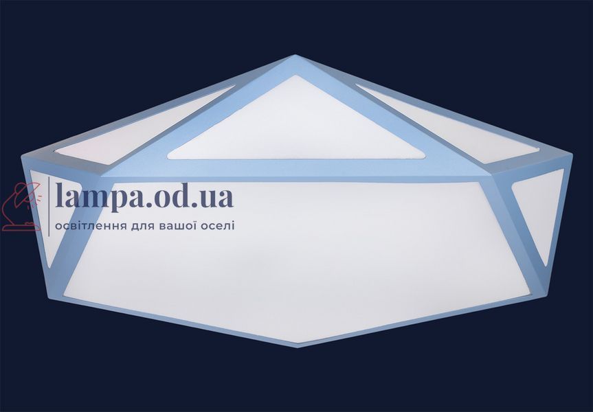 Потолочная люстра LED Levistella 752L68 BLUE, 90W, белый и голубой металл, современный стиль LVS3243 фото