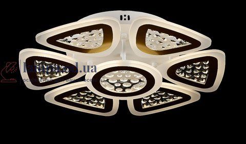 Люстра стельова LED Splendid Ray LK39866/6+1, 210W, білий/золотий, сучасний стиль з пультом, димер 30408869 фото
