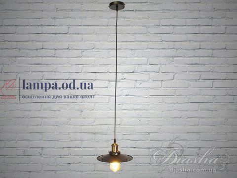 Подвесной светильник Diasha 6856-210BK Loft, под лампу Эдисона, E27, 40W, высота 99 см, диаметр 21 см 6856-210BK фото