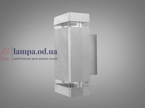 Вуличний настінний світильник Diasha DF-2127SL E27, IP67, 2 лампи, 23 см, метал, для підсвічування архітектурних елементів DF-2127SL фото