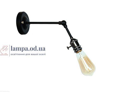 Настенное бра Levistella 752WM1504-1, E27, 1 лампа, черный металл, современный стиль LVS04389 фото