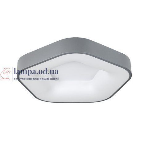 Люстра стельова LED Levistella 752L65 GRAY, 50W, білий акрил, сірий метал, сучасний стиль LVS4527 фото