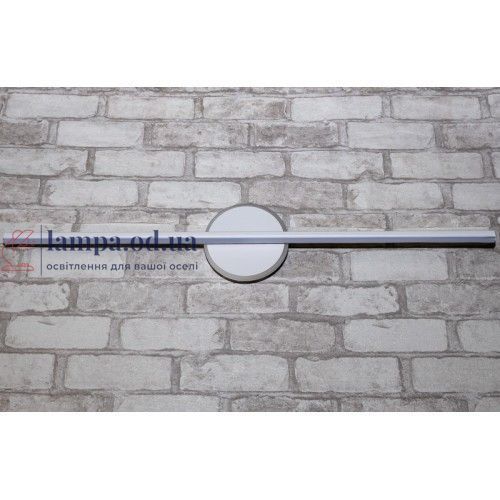 LED бра з круглим центром Linisoln 7586-80, 20 Вт, чорний, 80 x 15 см 7586-80 фото