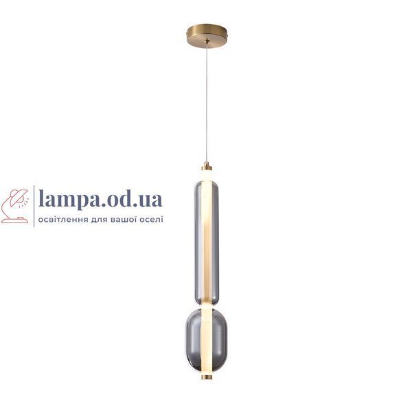 Подвесной светильник LED Levistella 788P68153 AB+AM+SM, 7W, 4000K, стекло, для гостиной LVS5484 фото