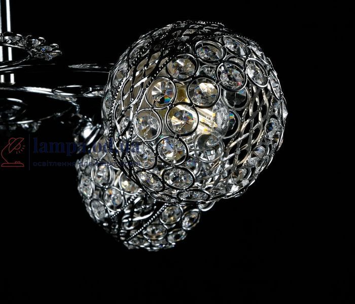 Потолочная люстра Splendid Ray L7306A/5 (CR), 5 ламп E27, хром, белый, современный стиль 30395448 фото