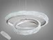 Ошатна LED-люстра Diasha MD3528/600+400CG шампань, 2 кільця, 90 Вт, 60 см, 14-20m2 MD3528/600+400CG фото 2