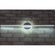 LED бра з круглим центром Linisoln 7586-80, 20 Вт, чорний, 80 x 15 см 7586-80 фото 2