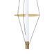 Люстра LED Levistella 7813092 (800) AB, 10W, 4000K, бронзовий метал, стельова стиль для дому LVS5057 фото 2