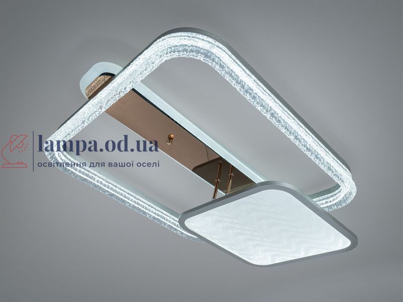Люстра стельова LED з пультом Diasha A8819/600+400 золото 115 Вт 20 м2 A8819/600+400 фото