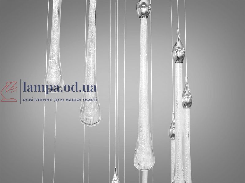 Потолочная люстра LED Diasha 3003/18HR, 45W, хром, современный стиль для холла, коридора, гостиной 3003/18HR фото