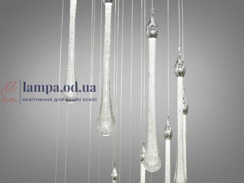 Потолочная люстра LED Diasha 3003/18HR, 45W, хром, современный стиль для холла, коридора, гостиной 3003/18HR фото