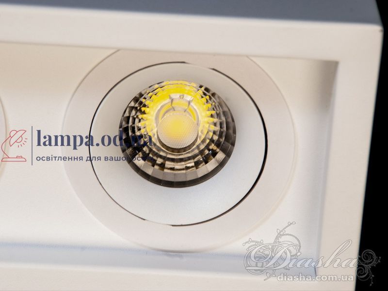 Светильник накладной LED Diasha 136F-3-WH, 3 лампы, 30W, белый, современный стиль для кухни 136F-3-WH фото