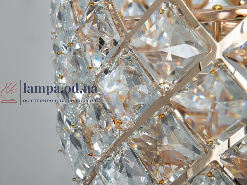 Хрустальная люстра Diasha 619-500G, золото, 9xE14, до 40 Вт/лампа, 51 см, до 20 м&sup2; 619-500G фото