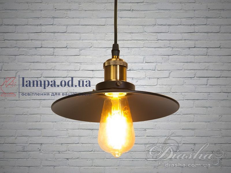 Подвесной светильник Diasha 6856-210BK Loft, под лампу Эдисона, E27, 40W, высота 99 см, диаметр 21 см 6856-210BK фото