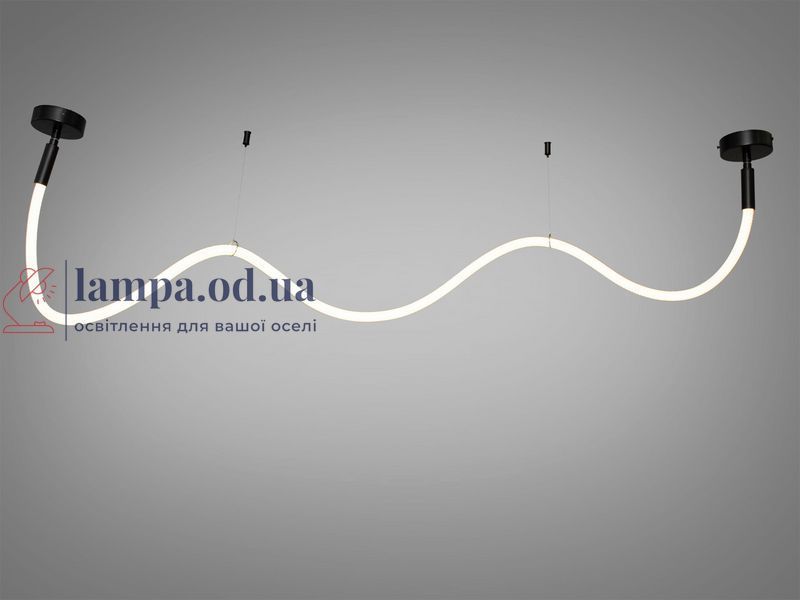 Потолочная люстра LED Diasha 9610-2000BK Шланг, 22W, черный, для коридора, гостиной, спальни, кафе, ресторана 9610-2000BK фото