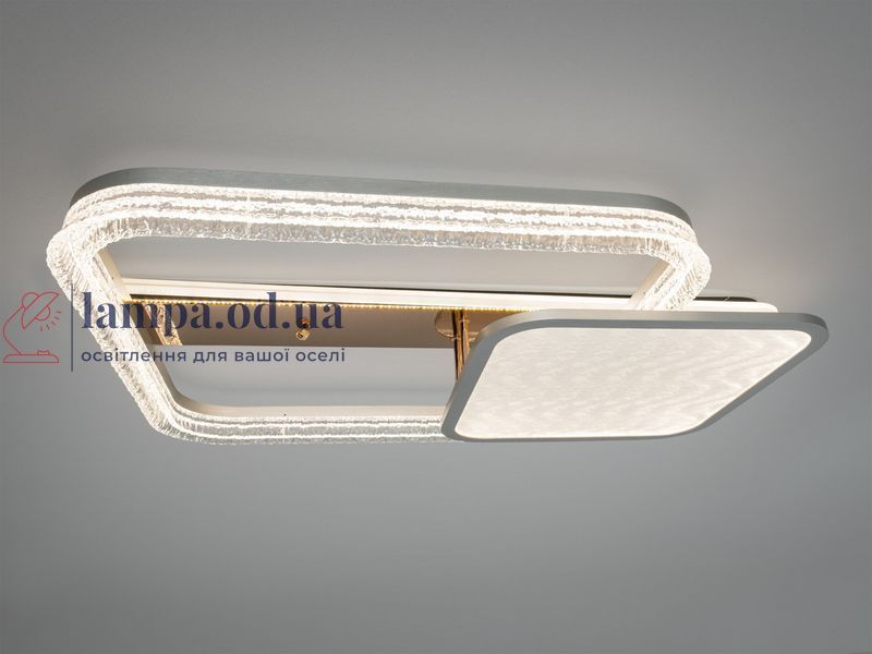 Люстра стельова LED з пультом Diasha A8819/600+400 золото 115 Вт 20 м2 A8819/600+400 фото